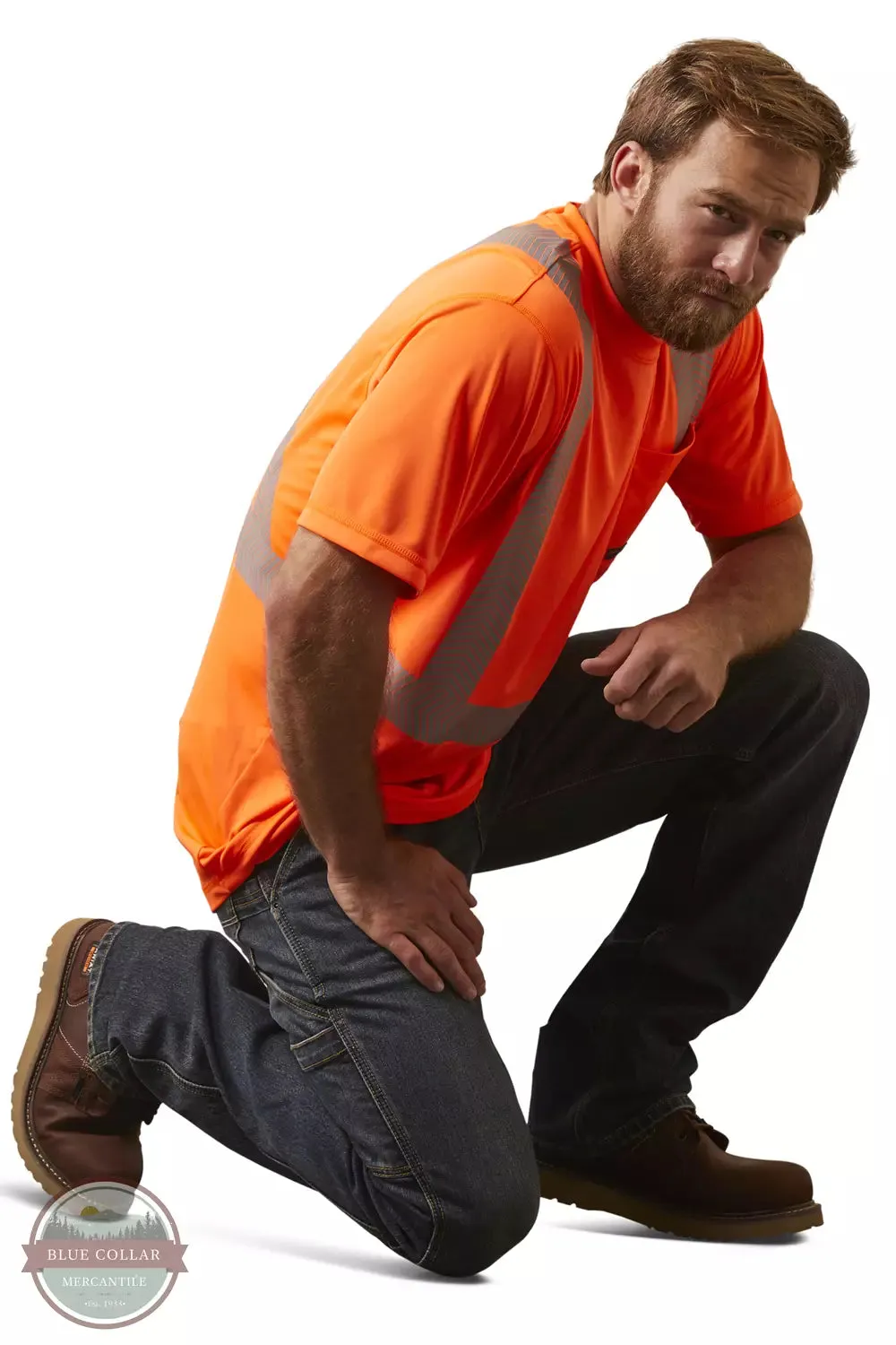 10039195 Rebar Orange Hi-Vis ANSI T-Shirt