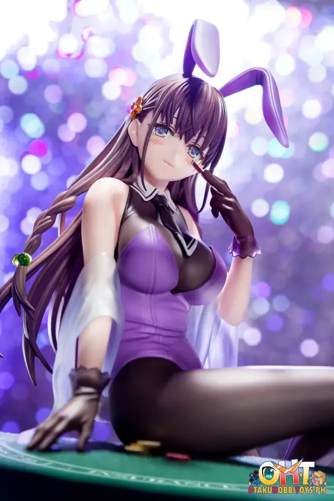 (18 ) Nippon Columbia The Demon Sword Master of Excalibur Academy 1/6 Elfine Phillet wearing flower's purple bunny costume with Nip Slip Gimmick System