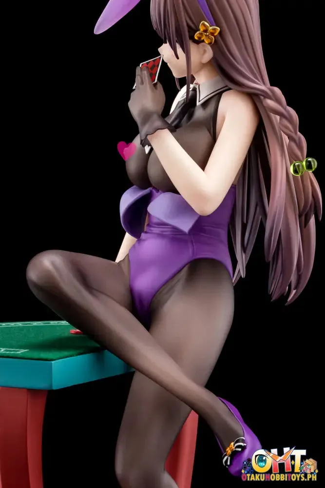 (18 ) Nippon Columbia The Demon Sword Master of Excalibur Academy 1/6 Elfine Phillet wearing flower's purple bunny costume with Nip Slip Gimmick System