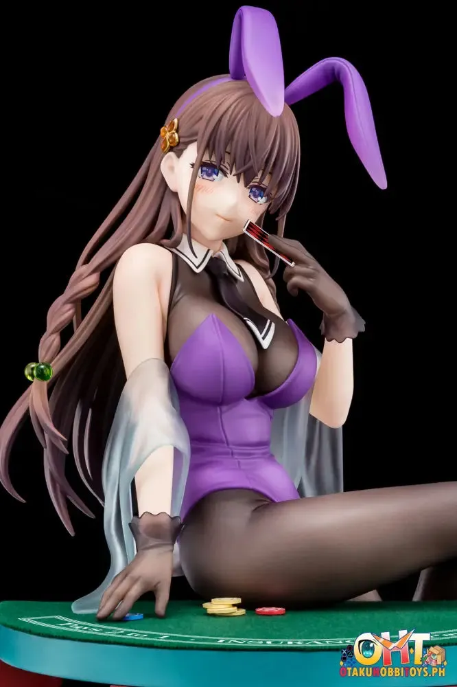 (18 ) Nippon Columbia The Demon Sword Master of Excalibur Academy 1/6 Elfine Phillet wearing flower's purple bunny costume with Nip Slip Gimmick System