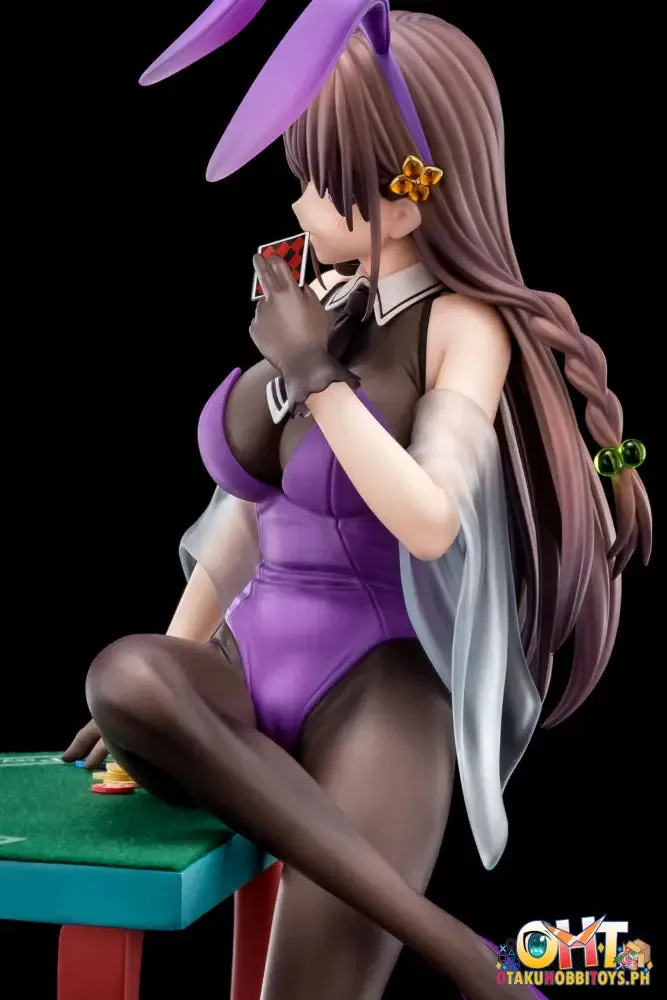 (18 ) Nippon Columbia The Demon Sword Master of Excalibur Academy 1/6 Elfine Phillet wearing flower's purple bunny costume with Nip Slip Gimmick System