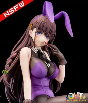 (18 ) Nippon Columbia The Demon Sword Master of Excalibur Academy 1/6 Elfine Phillet wearing flower's purple bunny costume with Nip Slip Gimmick System