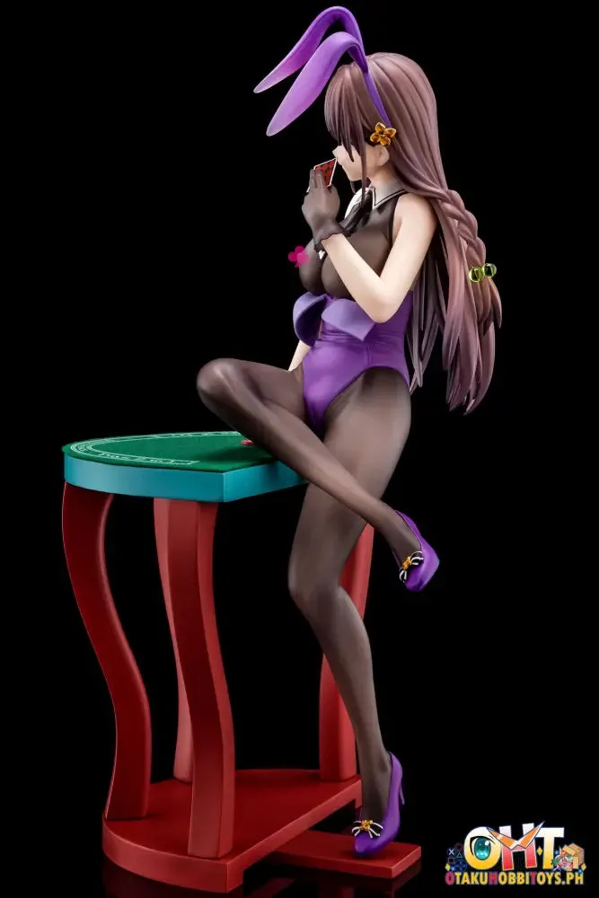 (18 ) Nippon Columbia The Demon Sword Master of Excalibur Academy 1/6 Elfine Phillet wearing flower's purple bunny costume with Nip Slip Gimmick System