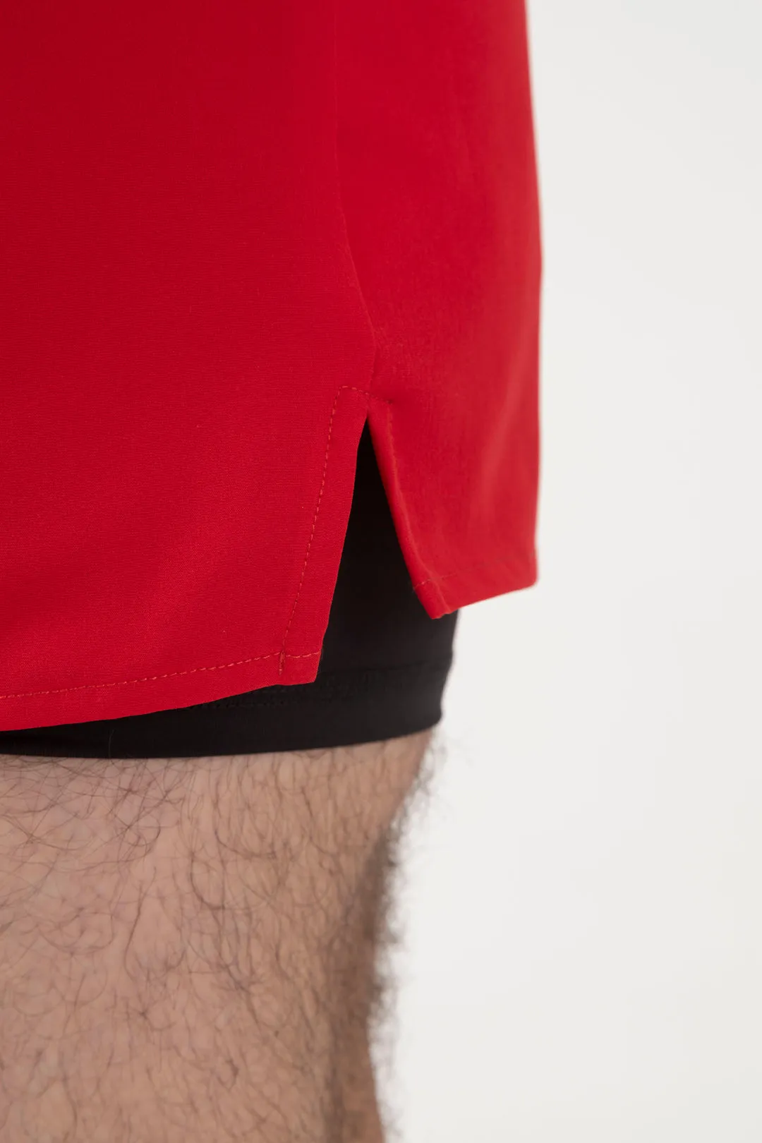 2 in 1 Shorts (Red)