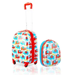 2 Pcs 12" And 16" Kids Luggage Set