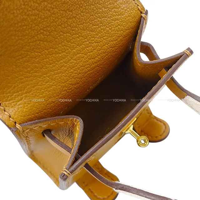 2021SS HERMES bagcharm Bijoux de SAC Kelly doll Bijoux de SAC Kelly doll Bag Charm Naturel-Sable/Orange/Nata/Brique(36) Veau Tadelakt Gold HW Stamp B[BRAND NEW][Authentic]