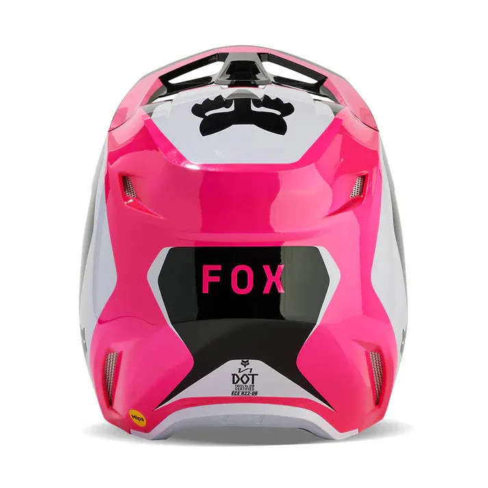 24 FOX V1 NITRO HELMET MIPS CE BLACK/PINK