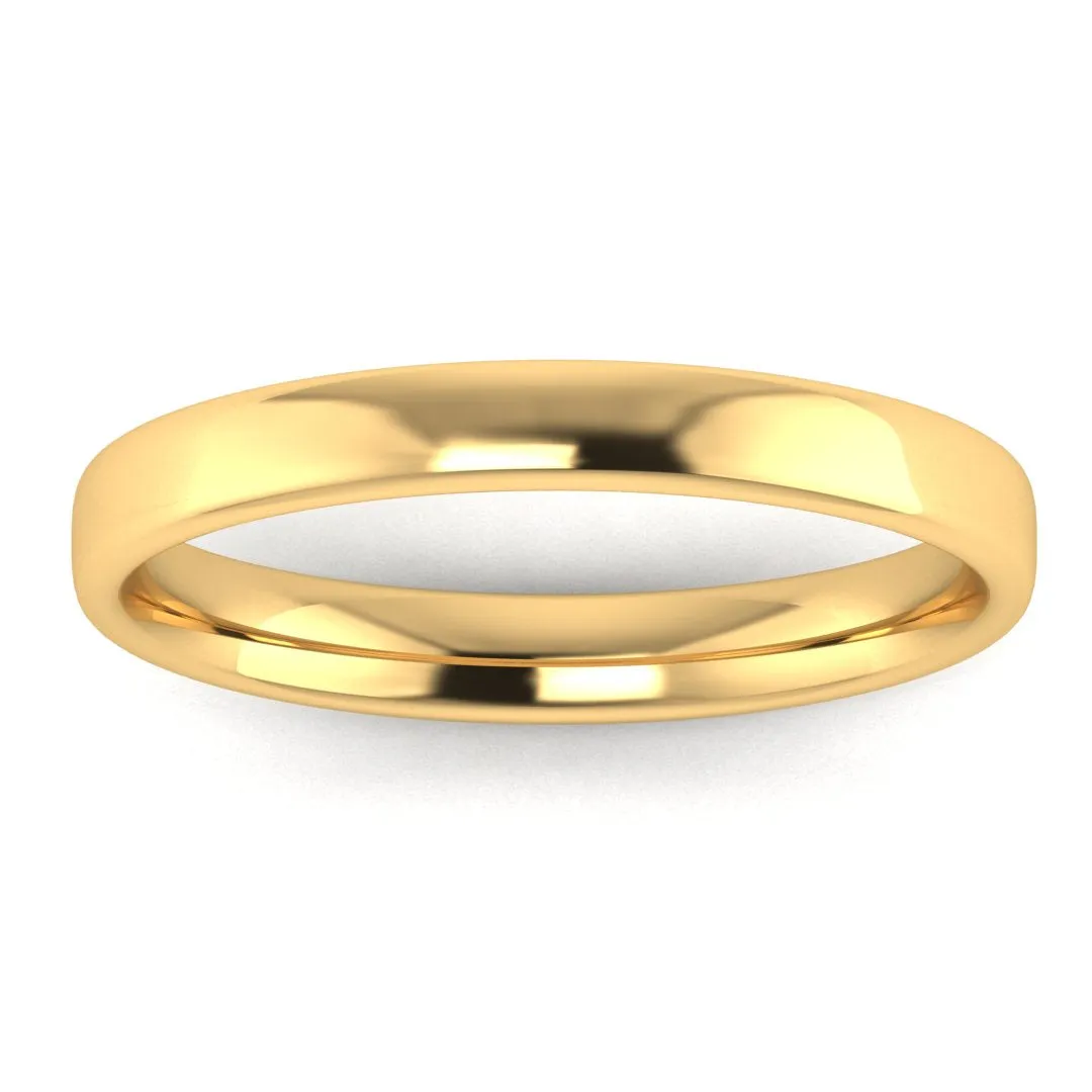 2.5mm Band Classic Soft Court Wedding Ring