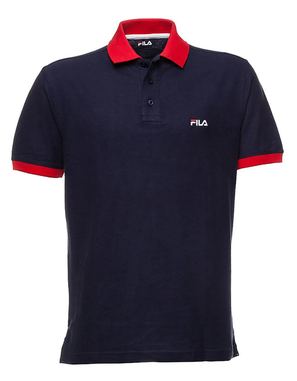 3 Button Polo With Embroidery Shirt by Fila