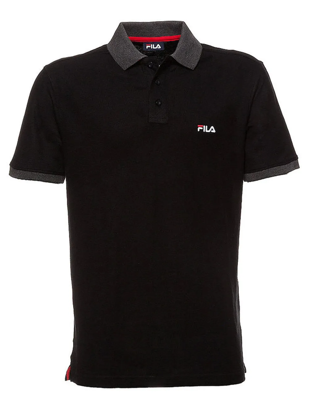 3 Button Polo With Embroidery Shirt by Fila