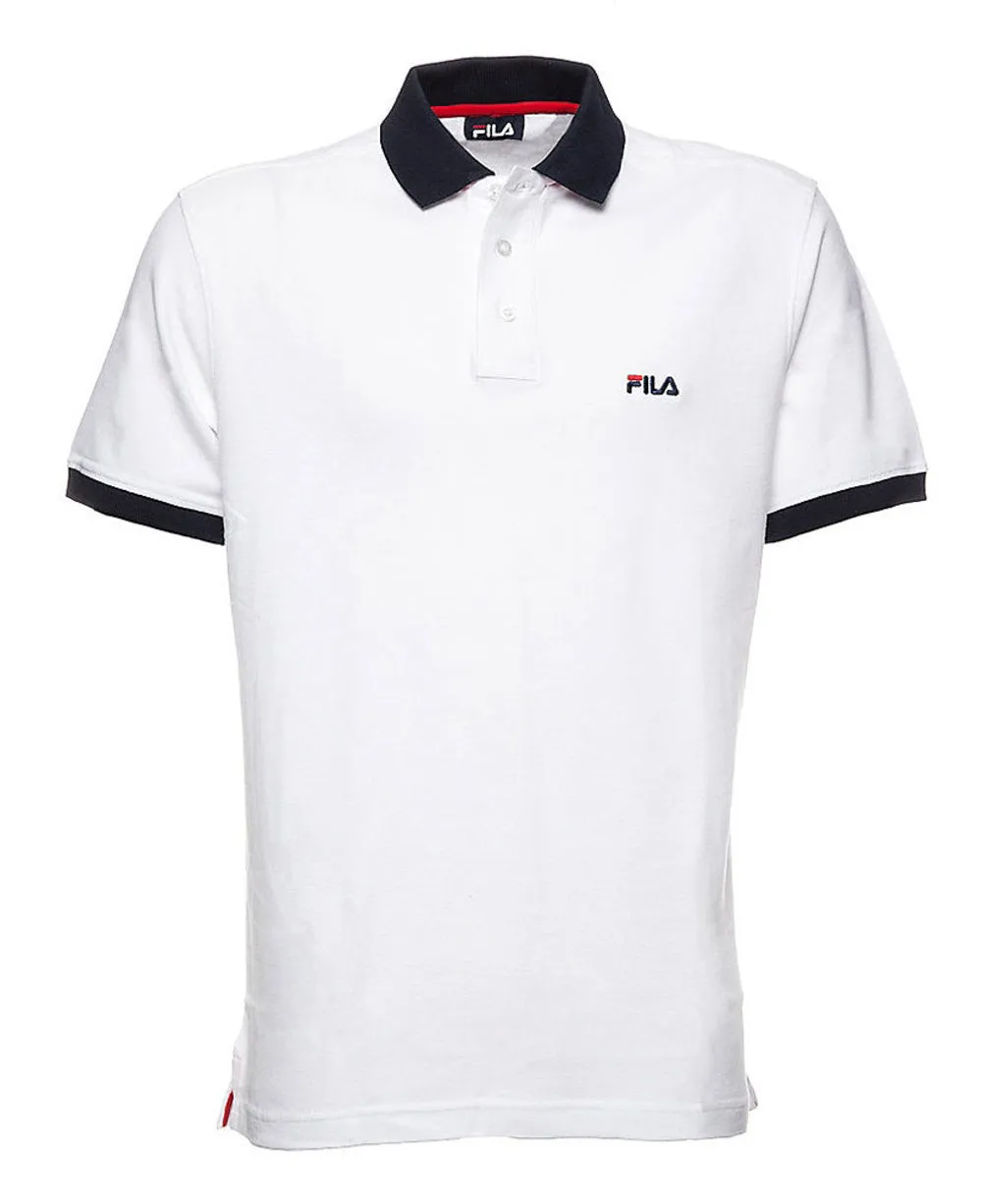 3 Button Polo With Embroidery Shirt by Fila