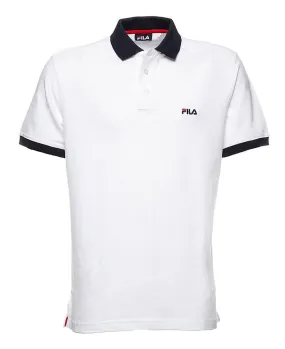 3 Button Polo With Embroidery Shirt by Fila