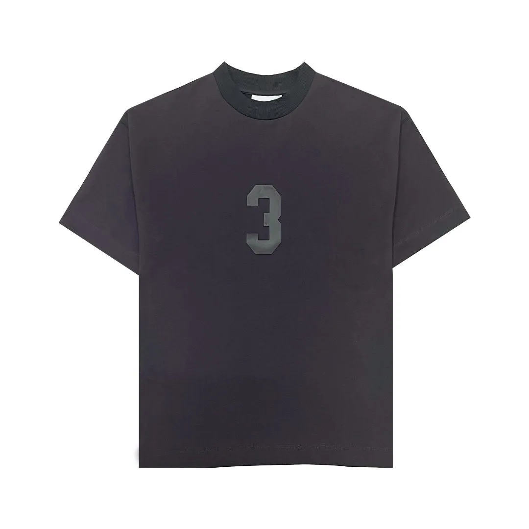 3 T-shirt in Charcoal  [Unisex]