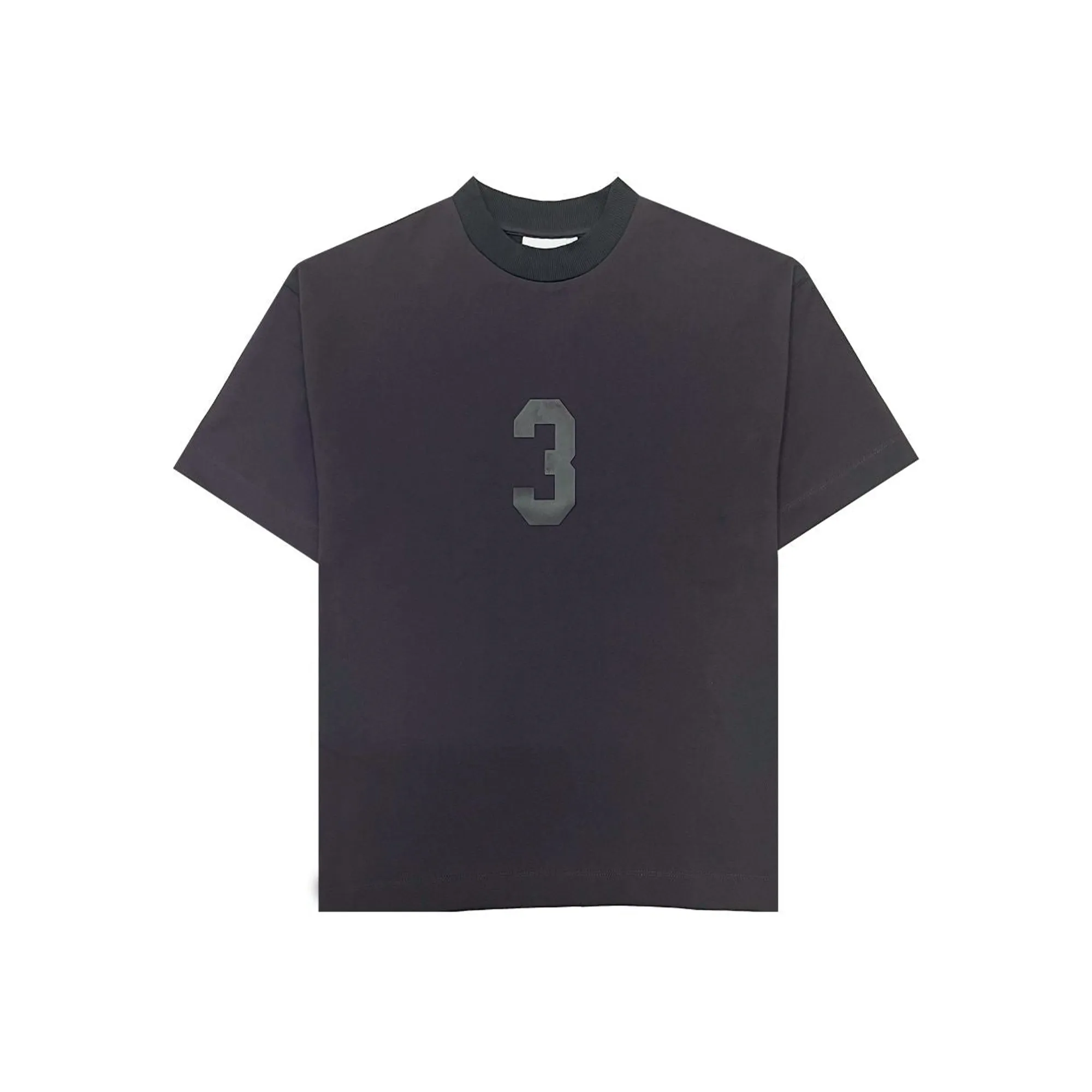 3 T-shirt in Charcoal  [Unisex]