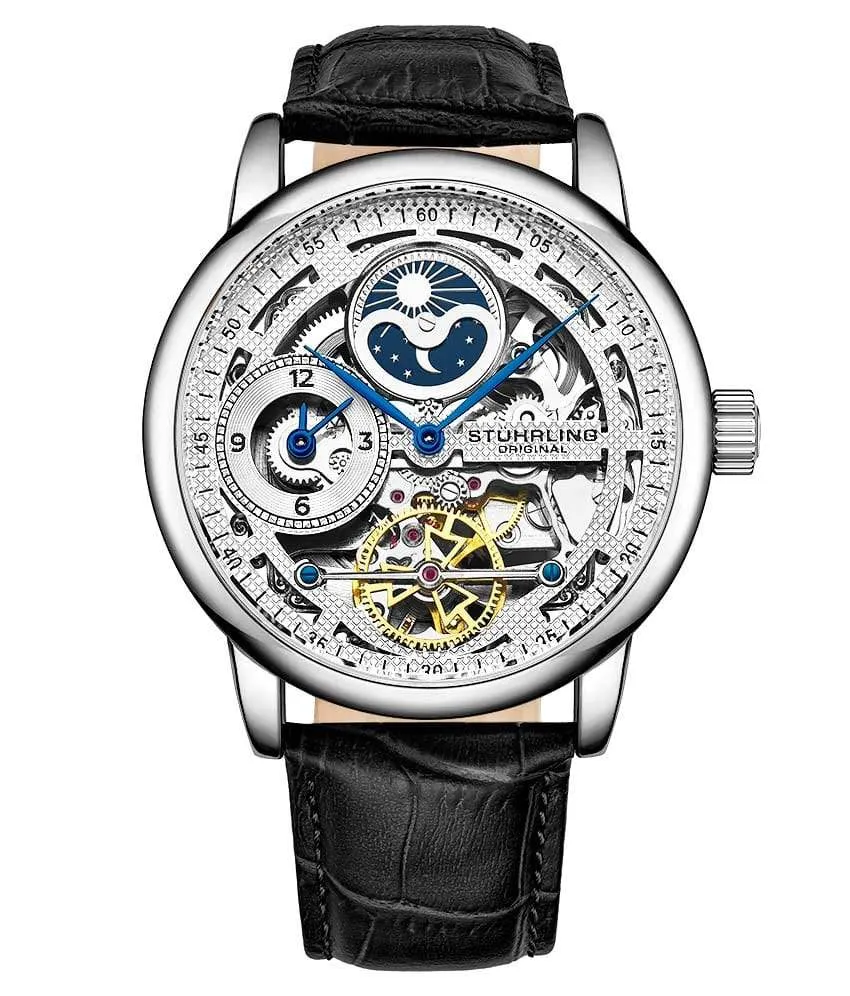 3917 Automatic 43mm Skeleton Dual time Watch