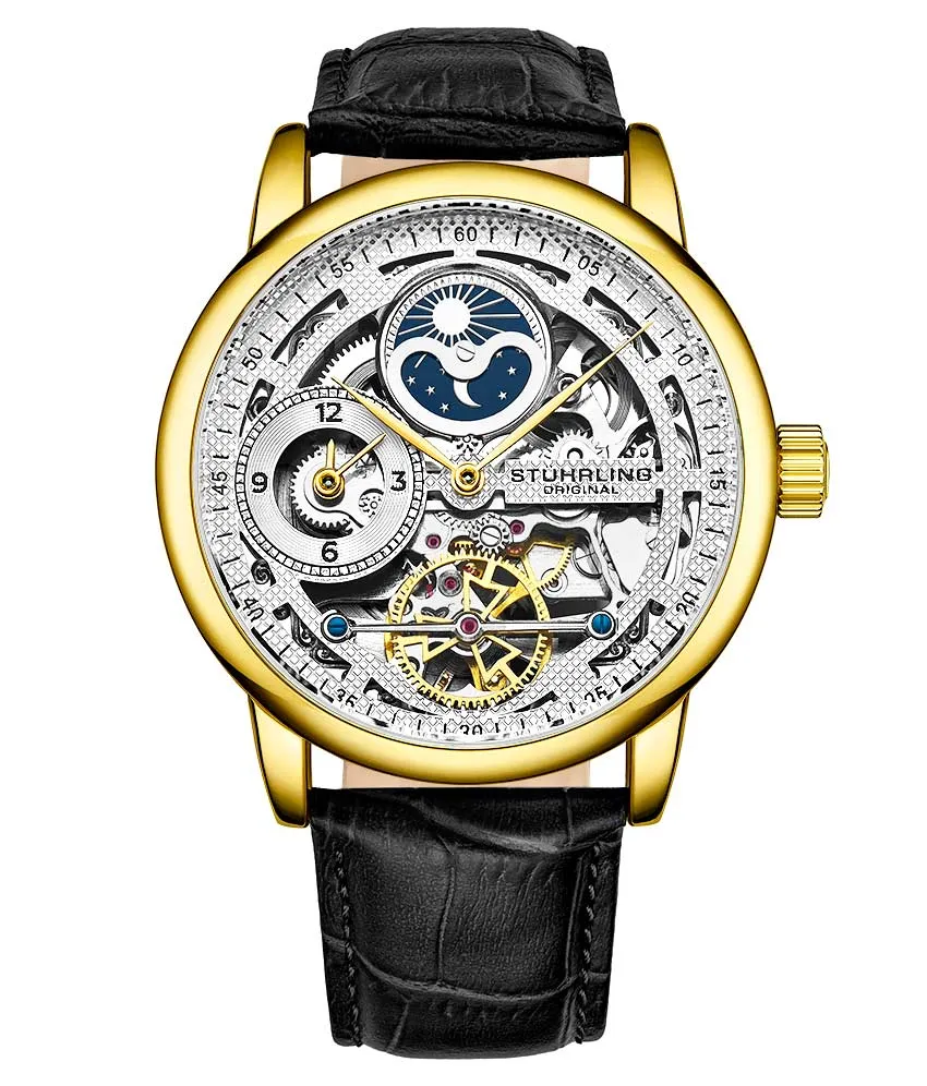 3917 Automatic 43mm Skeleton Dual time Watch