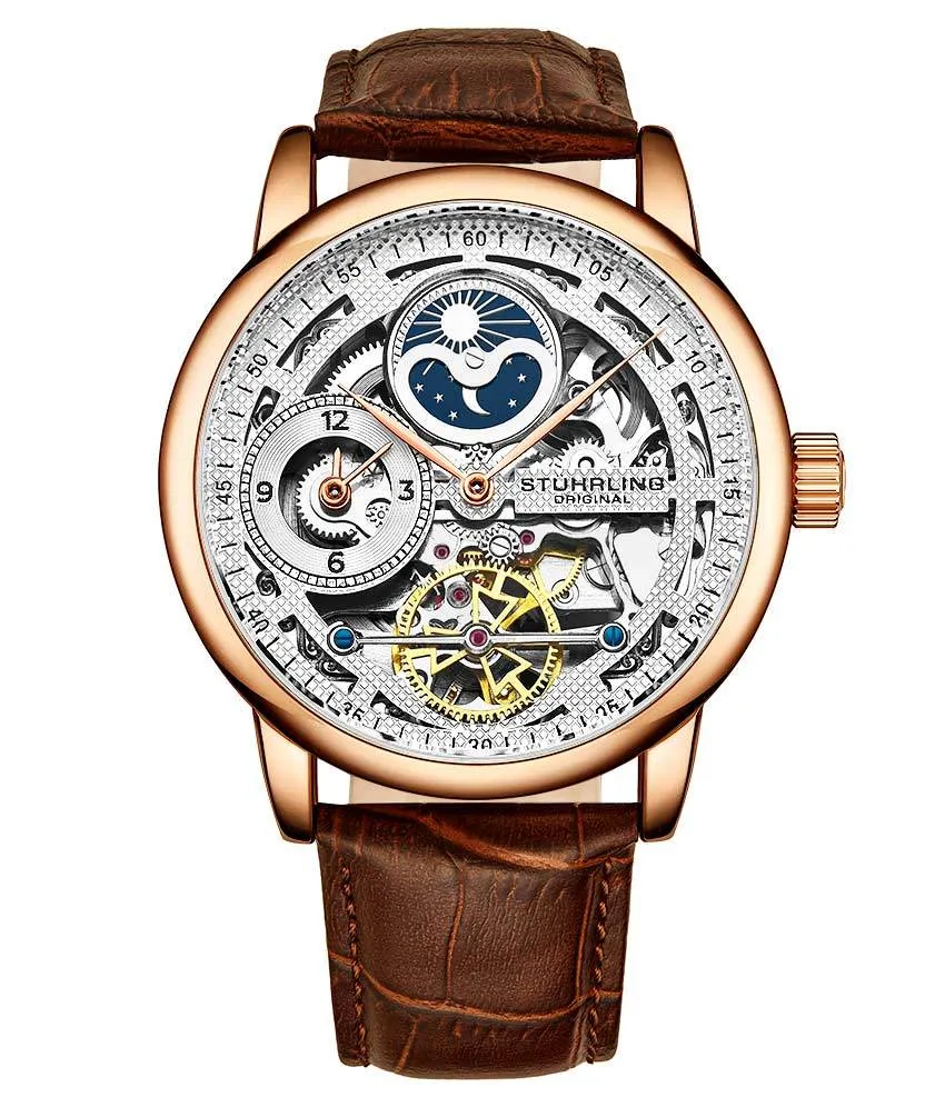 3917 Automatic 43mm Skeleton Dual time Watch