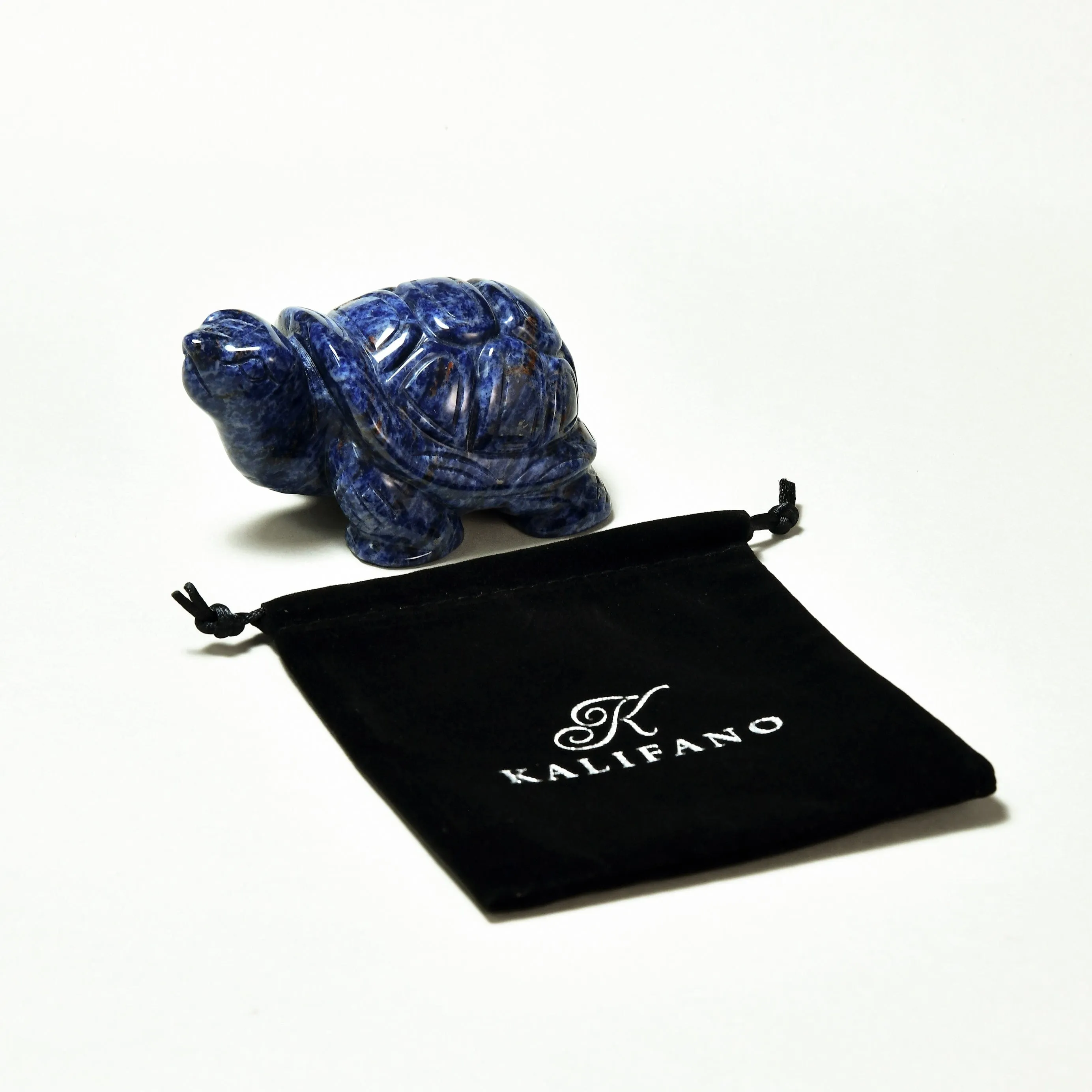 4 Sodalite Turtle Natural Gemstone Carving