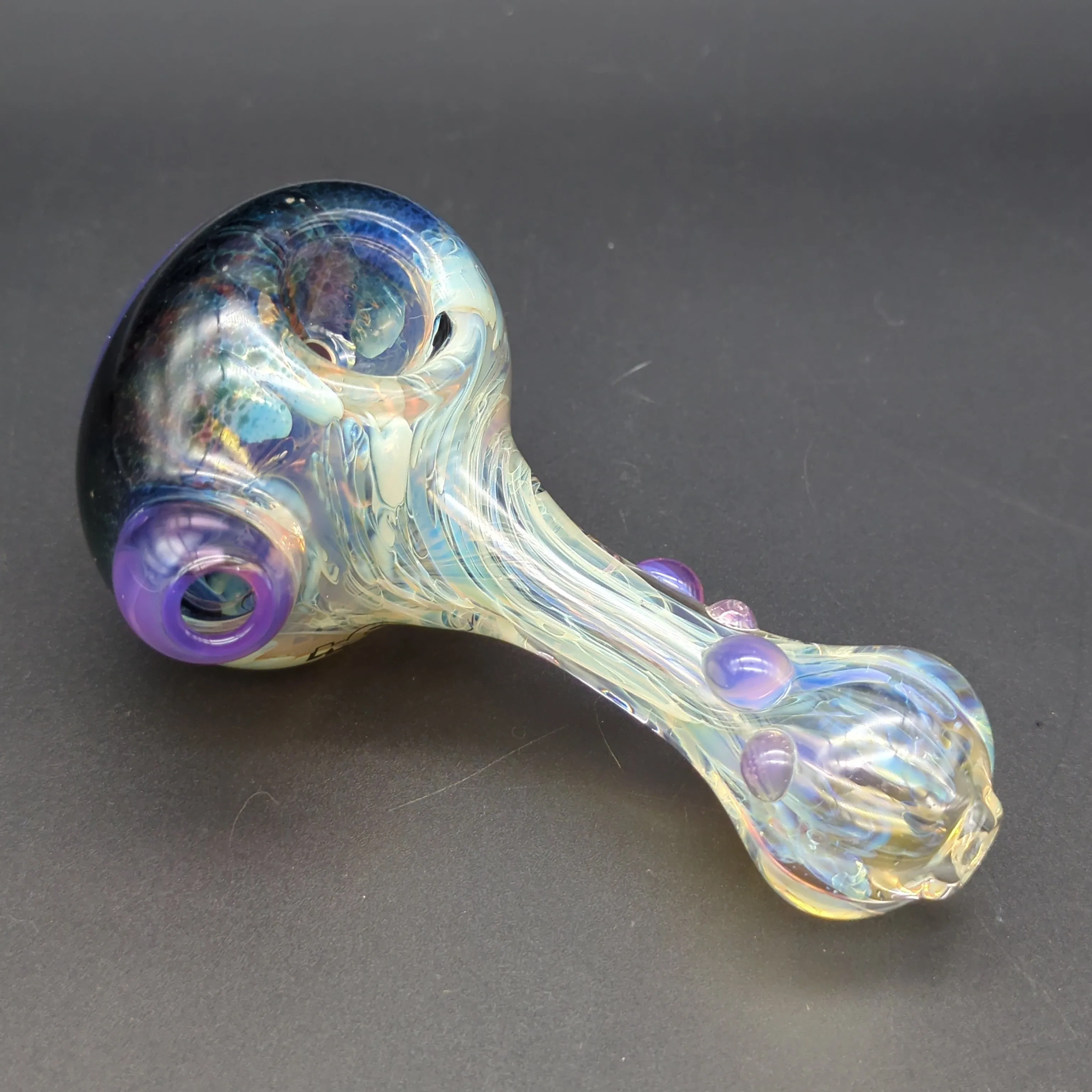 4.5 Wig Wag Ghost Fumed Heady Pipe - by Over__Glass