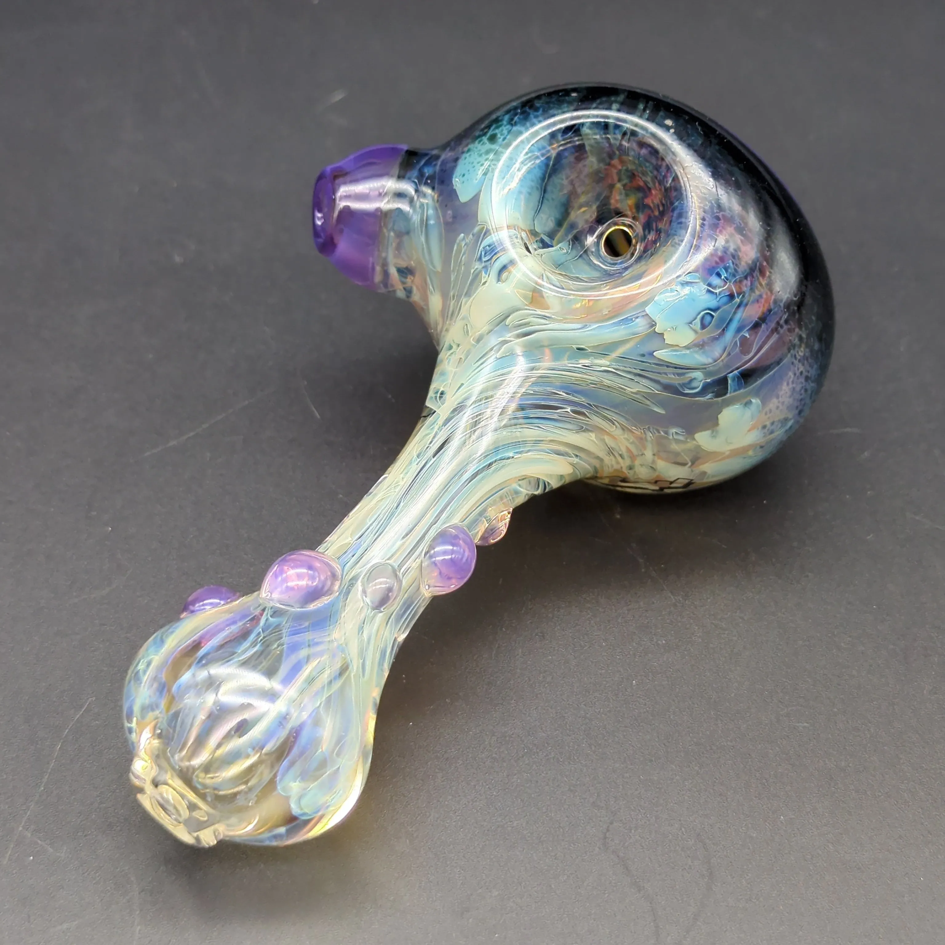 4.5 Wig Wag Ghost Fumed Heady Pipe - by Over__Glass