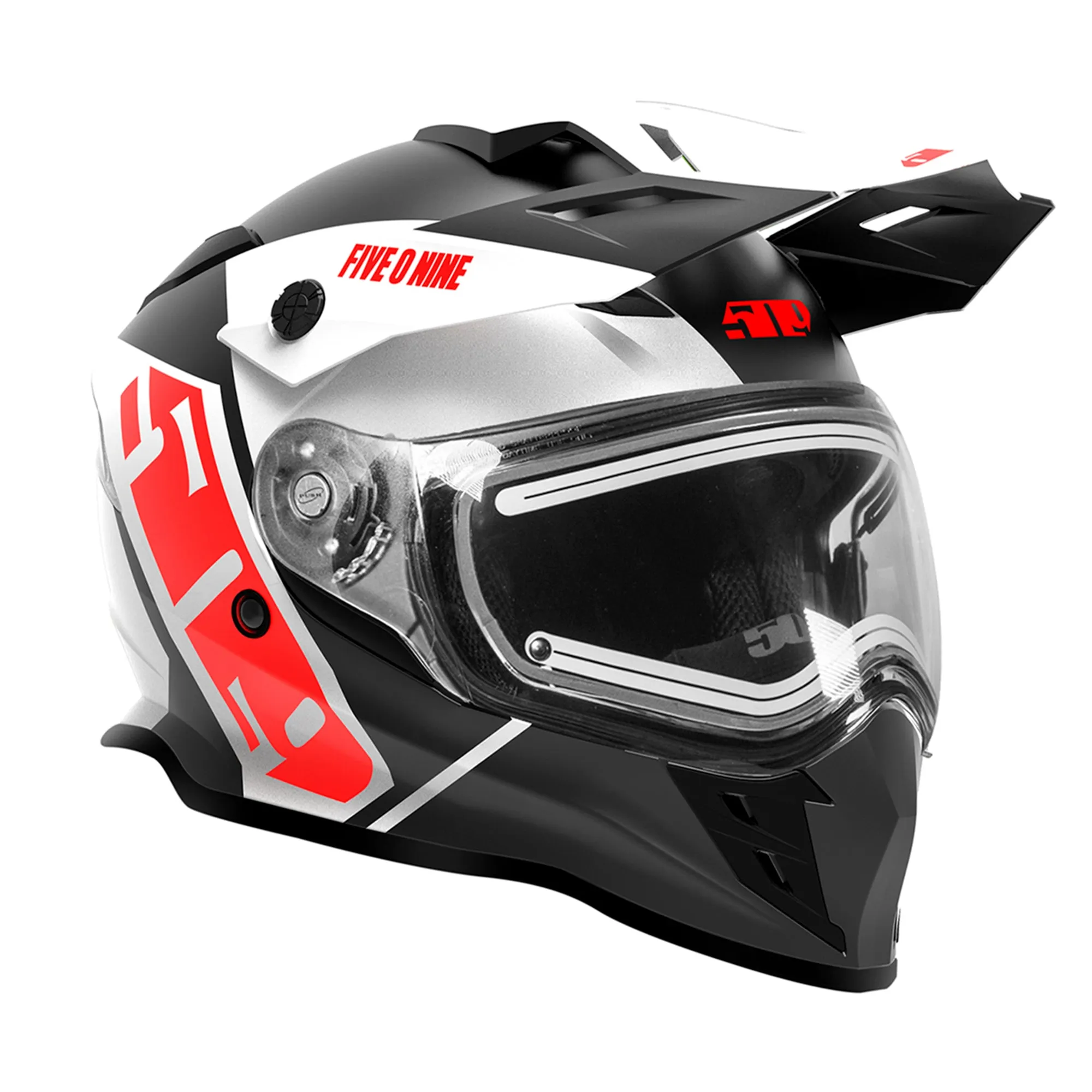 509  Delta R3L Ignite Snowmobile Helmet Electric Shield Dual DOT ECE Racing Red