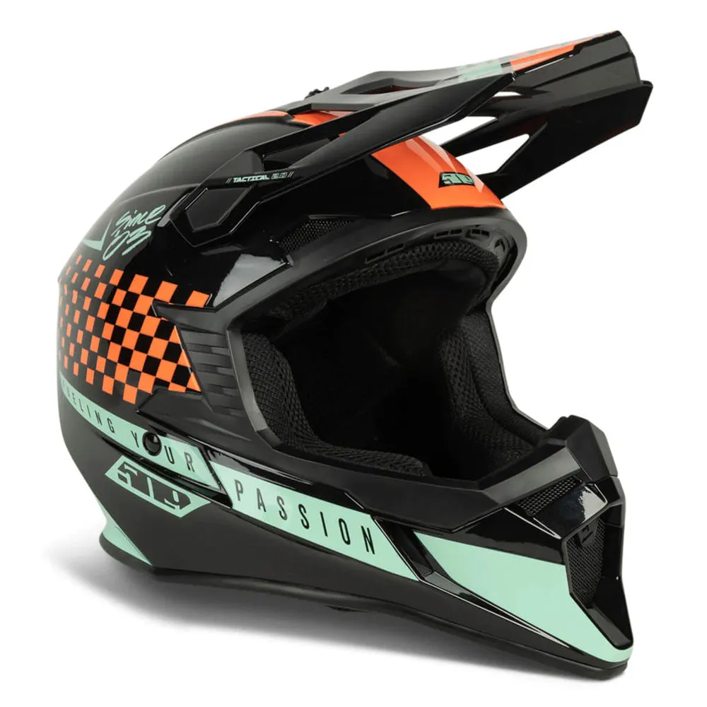 509  Tactical 2.0 Enduro Helmet Durable Polycarbonate Motocross Speedsta Coral FMVSS 218