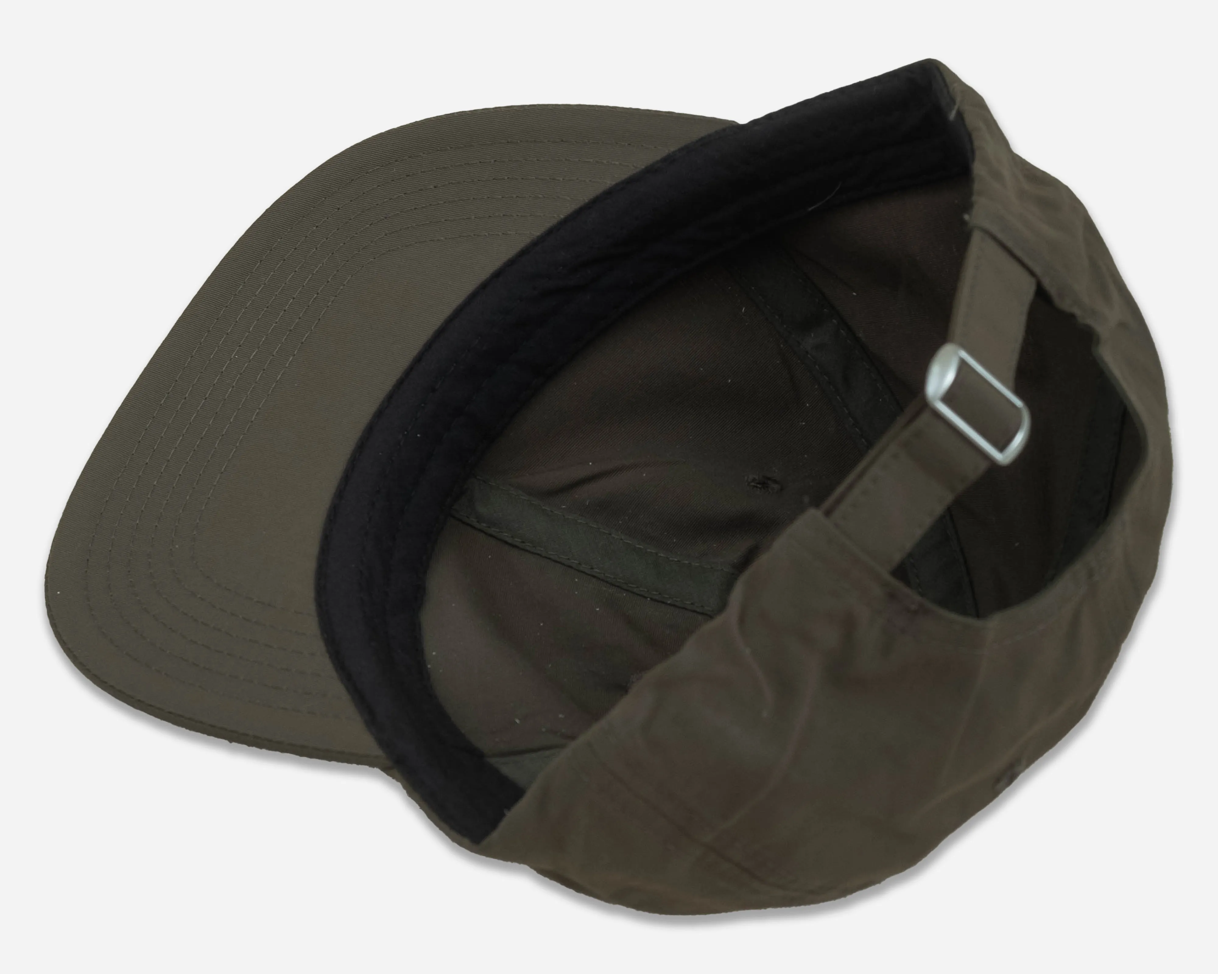 6 PANEL NYLON BASEBALL CAP - OLIVE