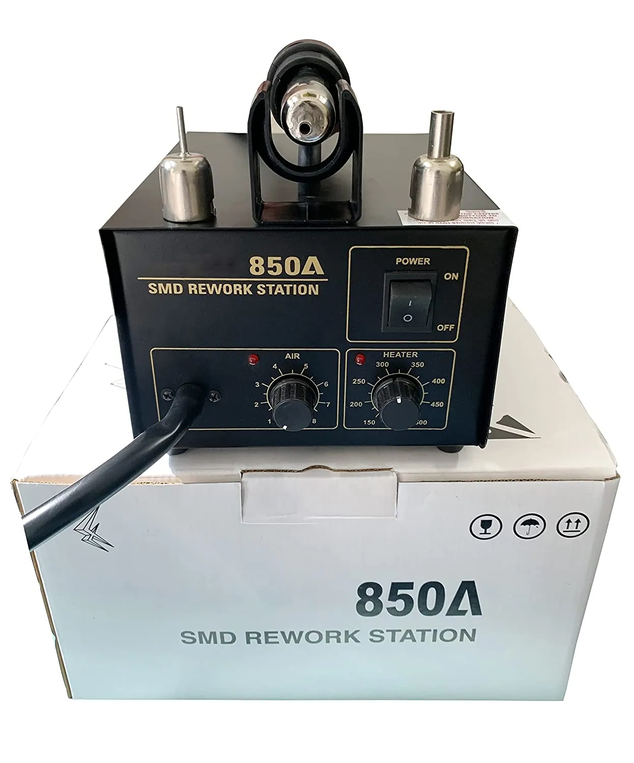 850A SMD Rework Station Antistatic Hot Air Desoldering Station