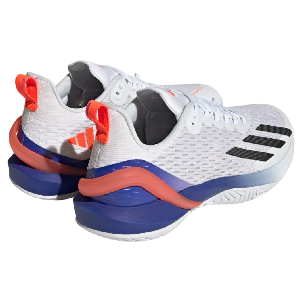 adidas adizero Cybersonic Men's Tennis Shoe (White/Blue/Red)