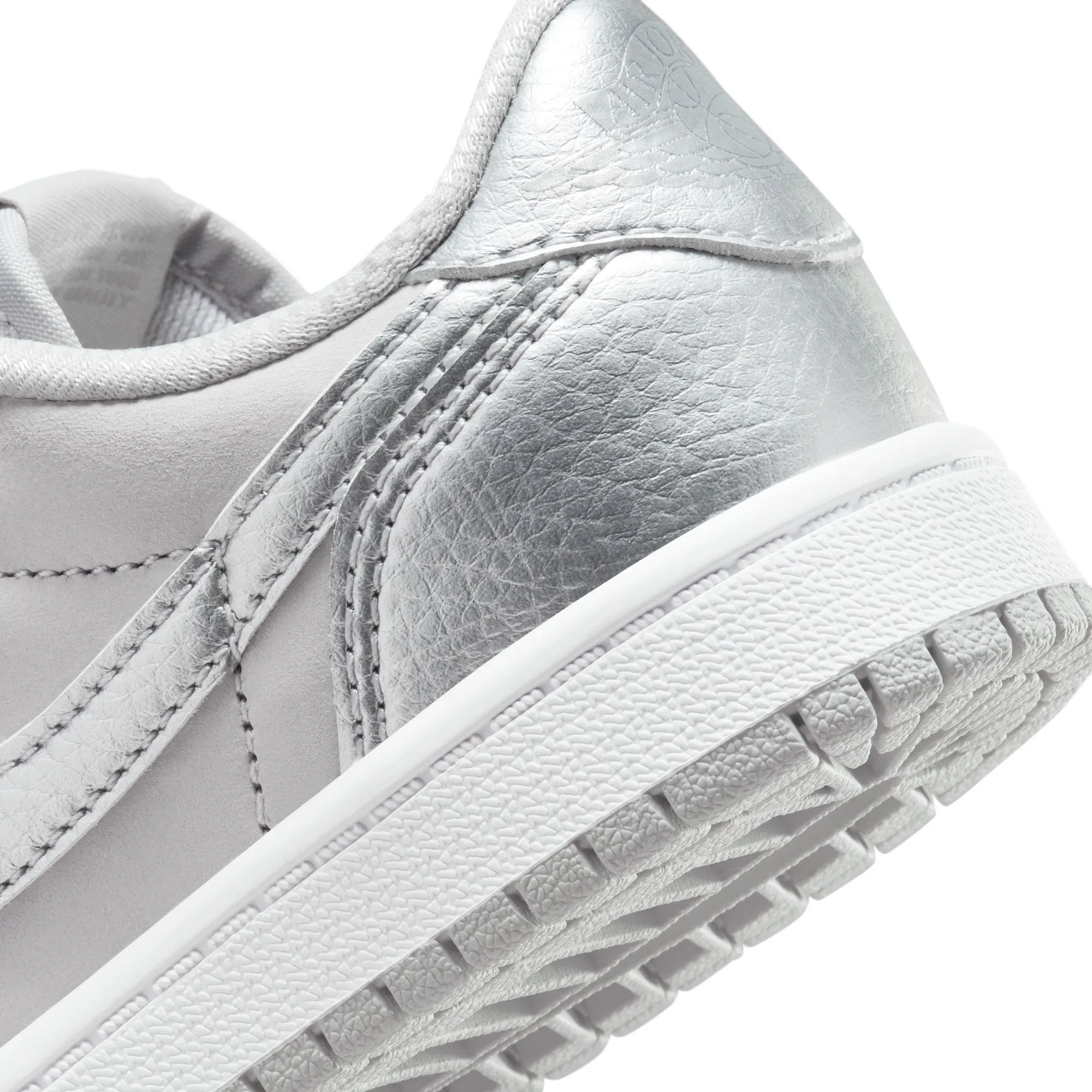 Air Jordan 1 Low SE "Metallic Silver" Pre School - Kids