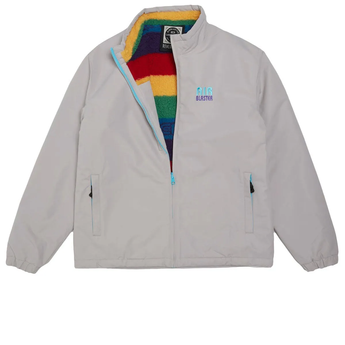 Airblaster Double Puff 2024 Snowboard Jacket - Rainbow Stripe