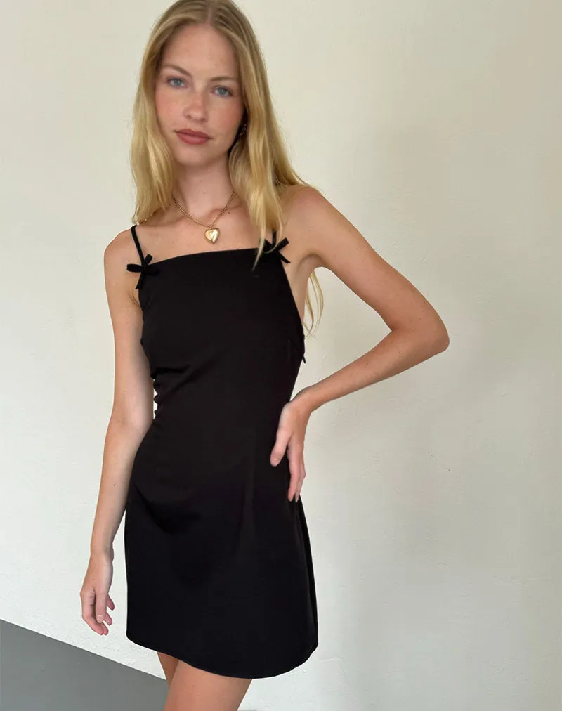 Aketi Mini Dress in Black