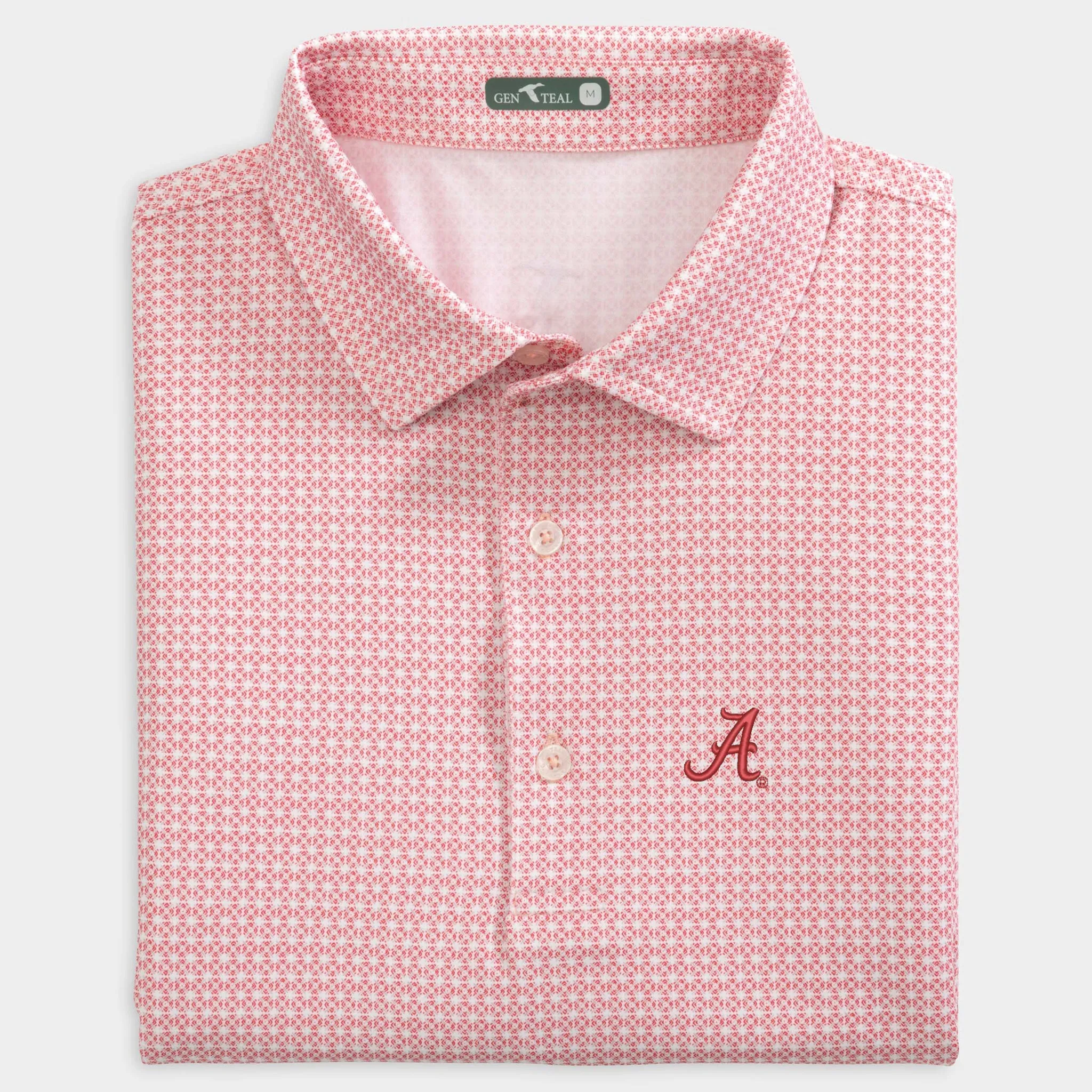 Alabama Tile Printed Performance Polo