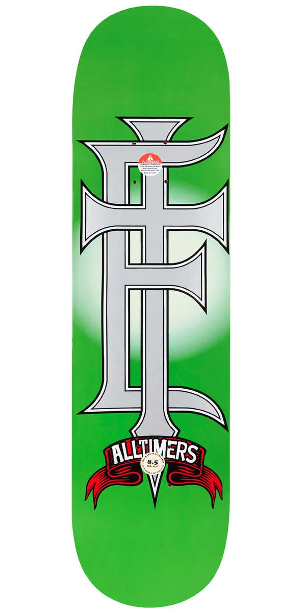 Alltimers ET Birdman Skateboard Deck - Green - 8.50"