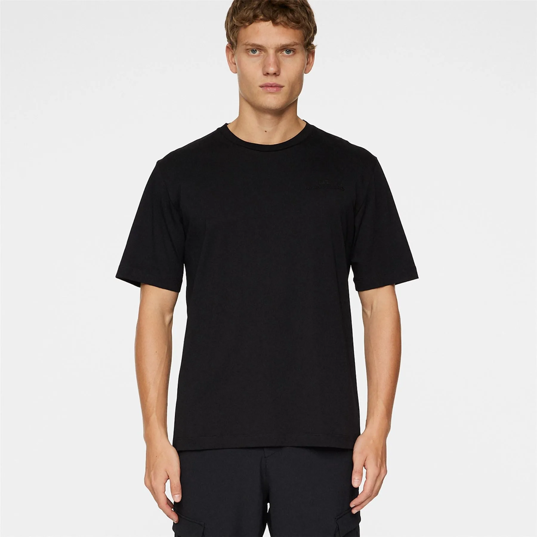 Alpha Cotton Jersey T-Shirt Black - AW24