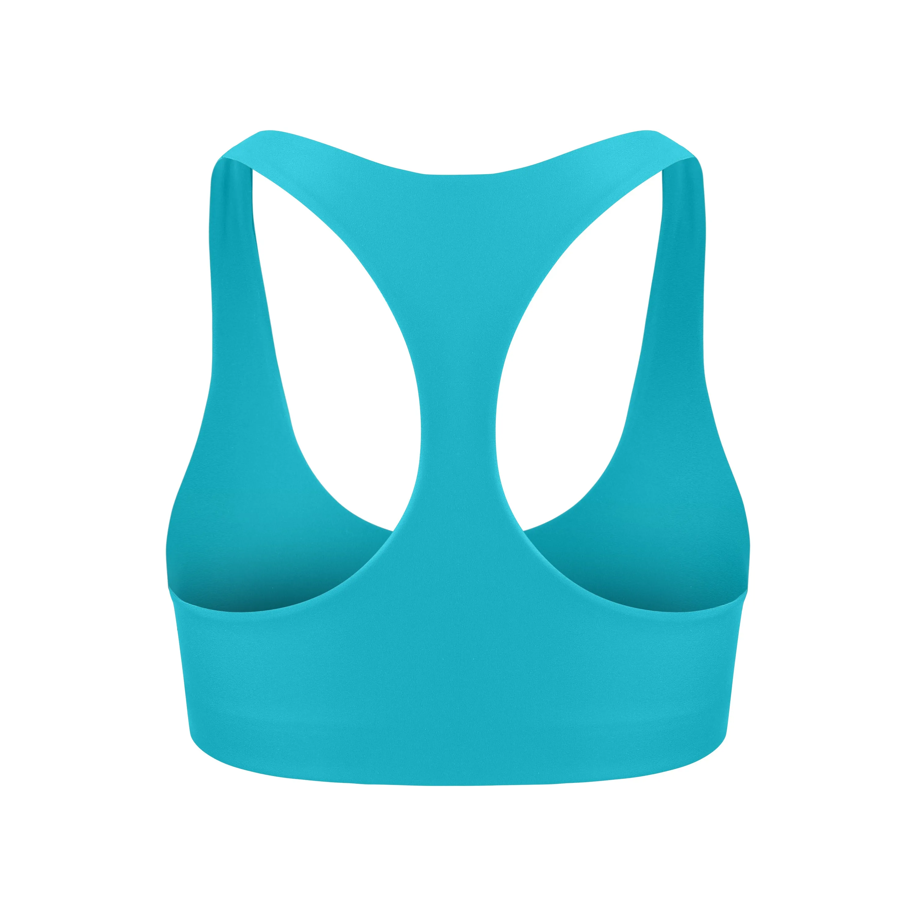 Alva Racerback Sports Bra | Recycled Nylon | Cerulean