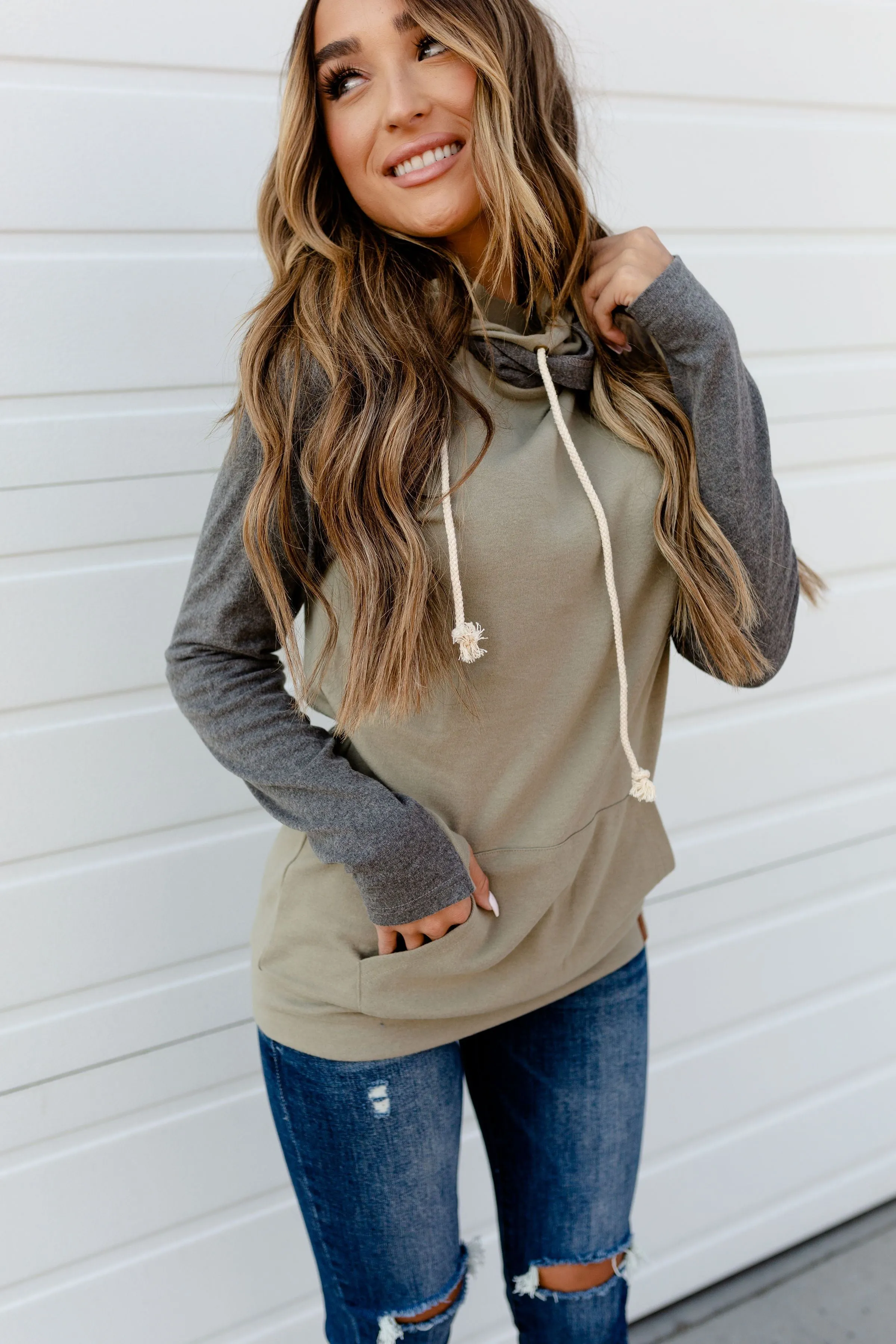 Ampersand Avenue Basic DoubleHood Sweatshirt - Denver