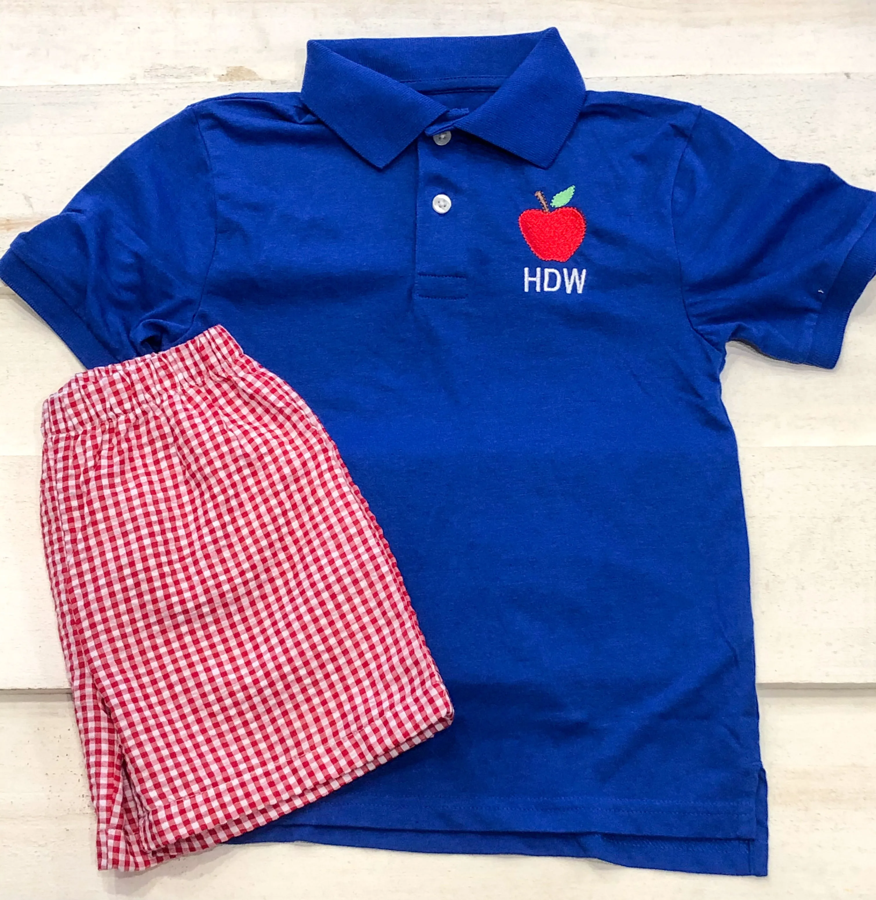 Apple Monogram Polo