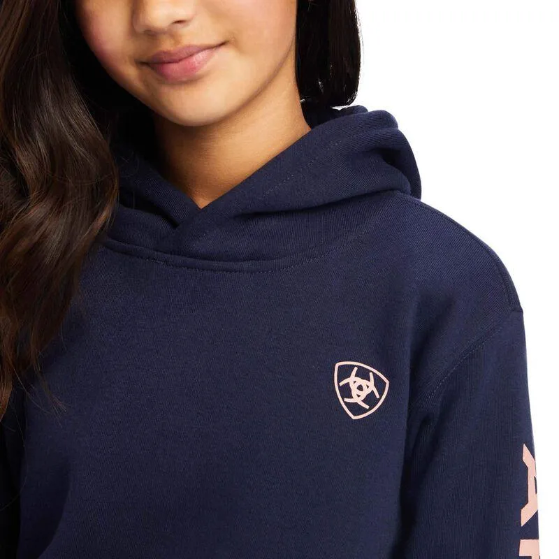 Ariat Girl's REAL Navy Hoodie 10041655