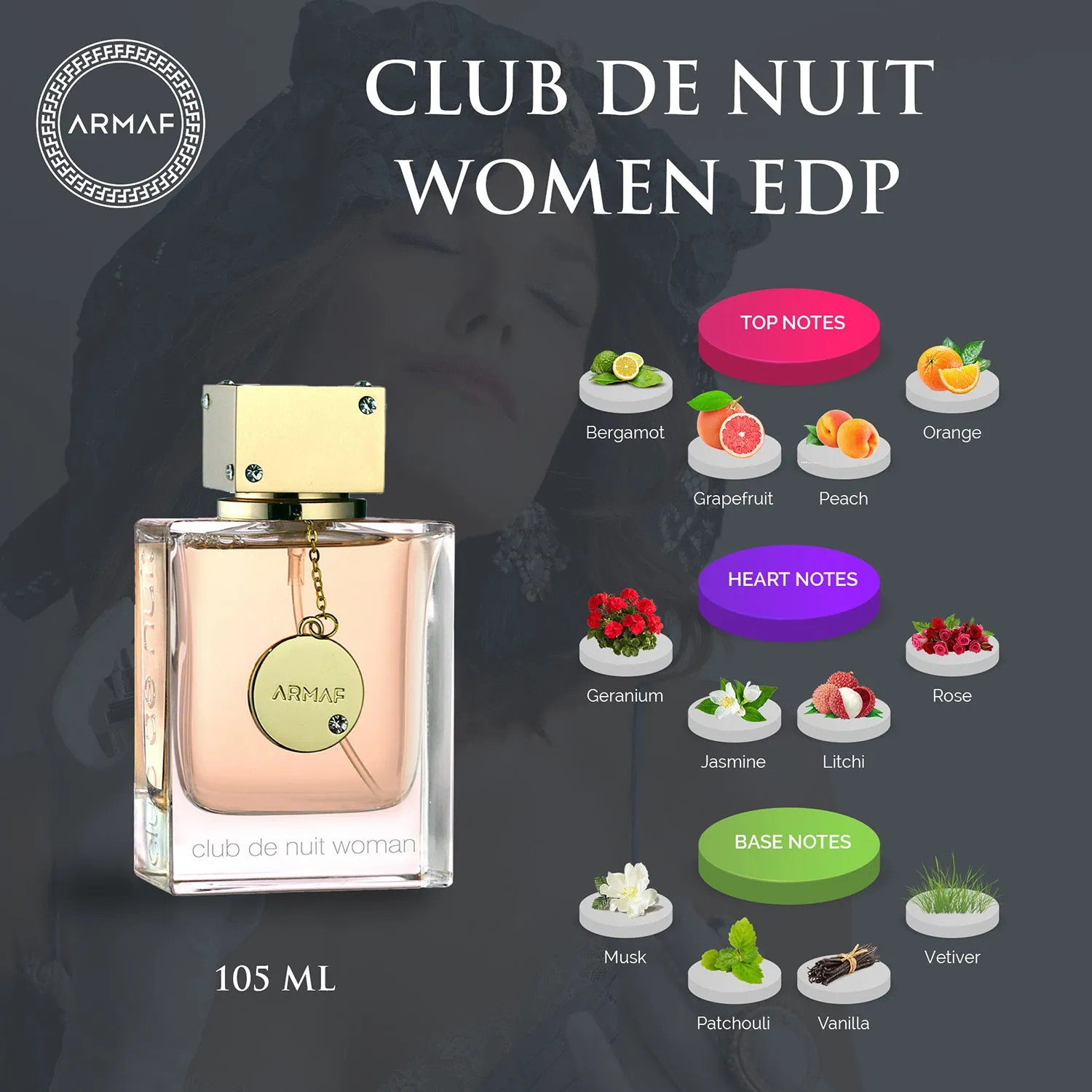 Armaf Club De Nuit Eau De Parfum For Women 105ML