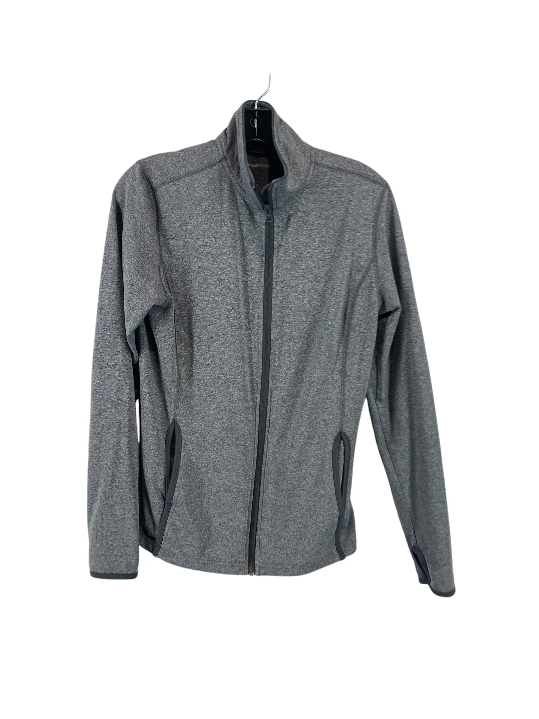 Athletic Jacket By Clothes Mentor In Grey, Size: S