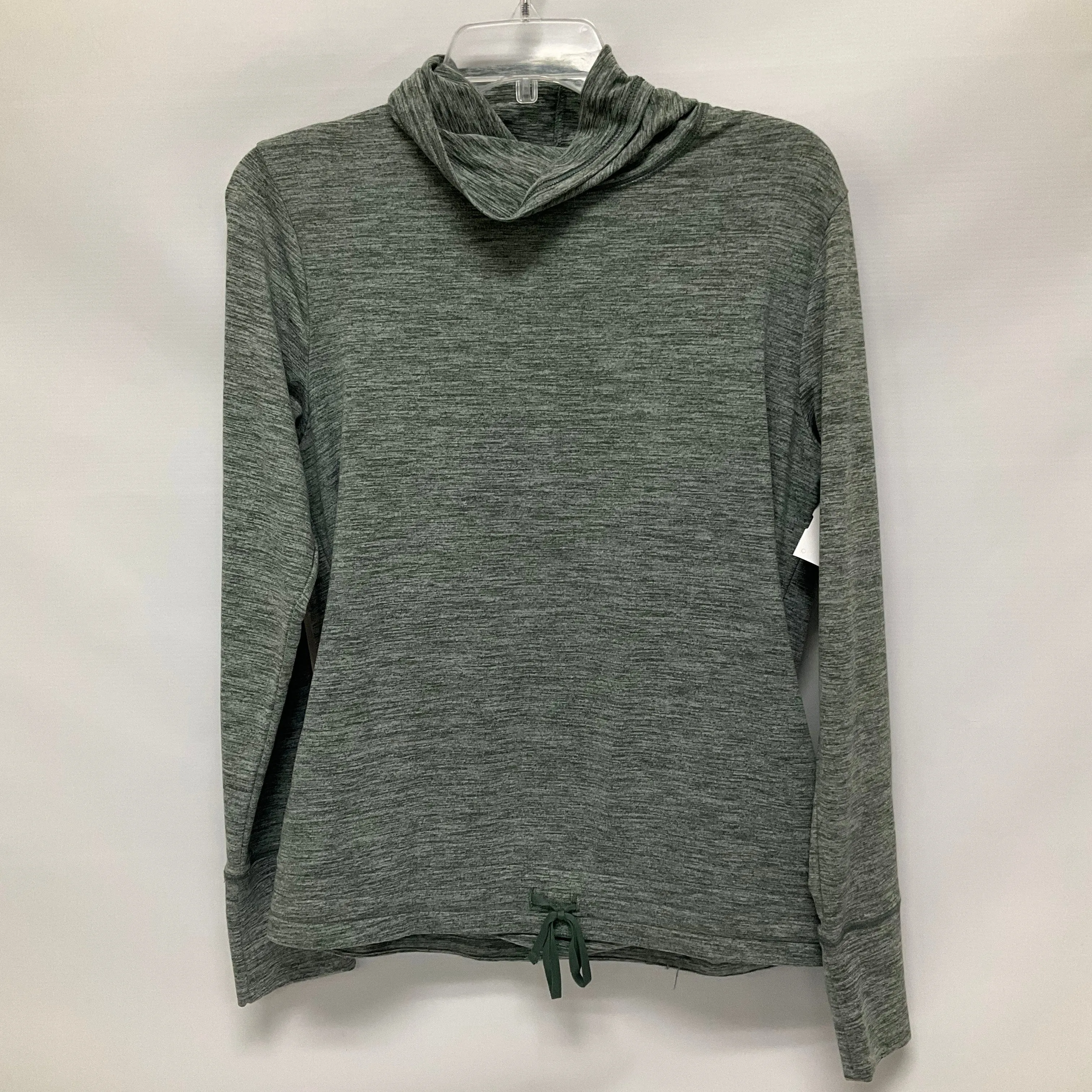 Athletic Top Long Sleeve Collar By Nike Apparel  Size: M