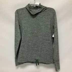 Athletic Top Long Sleeve Collar By Nike Apparel  Size: M