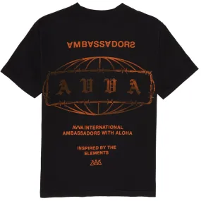 AVVA Barbed Globe T-Shirt - Vintage Black