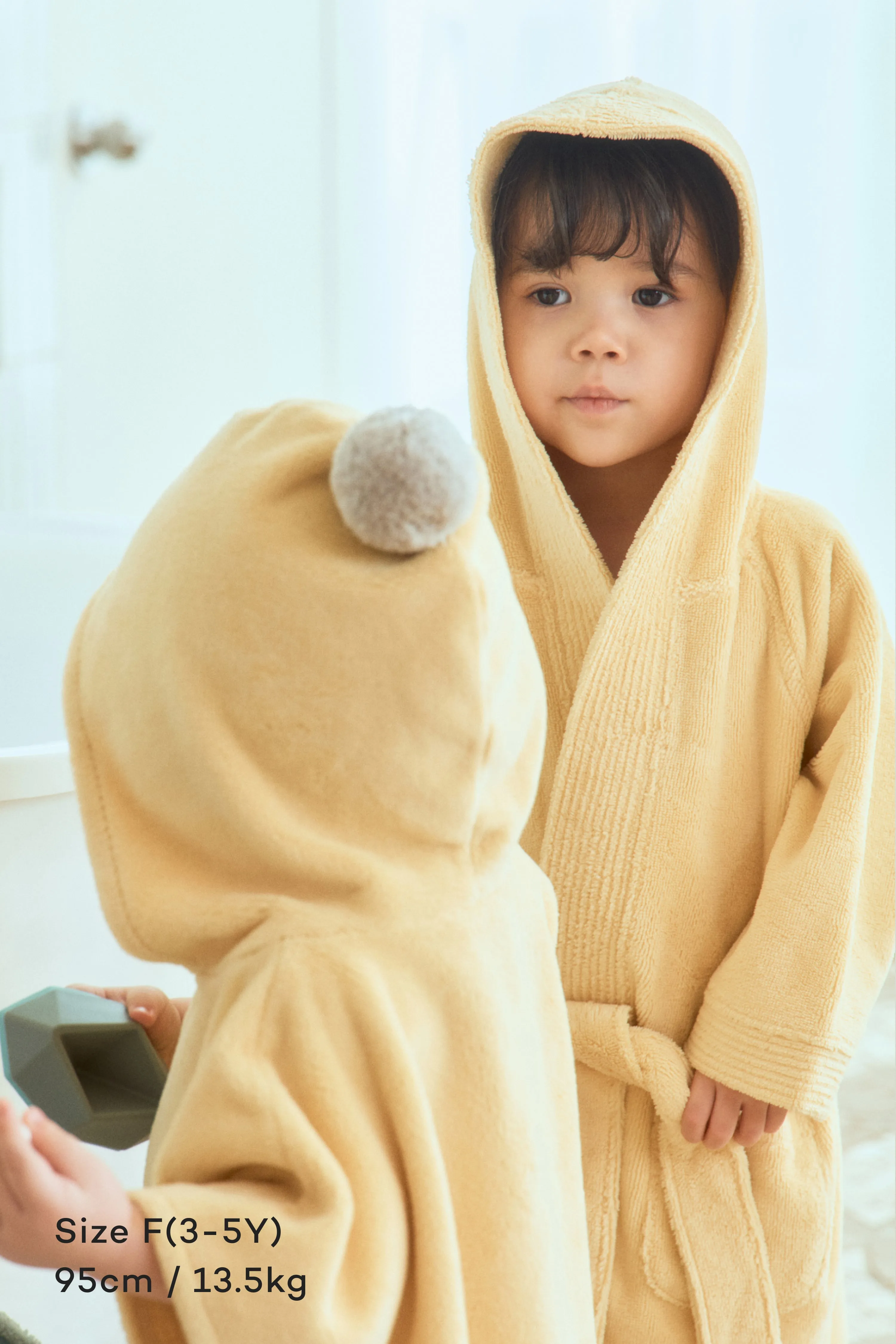 Bamboo Cotton Hooded Bathrobe (3-7Y)