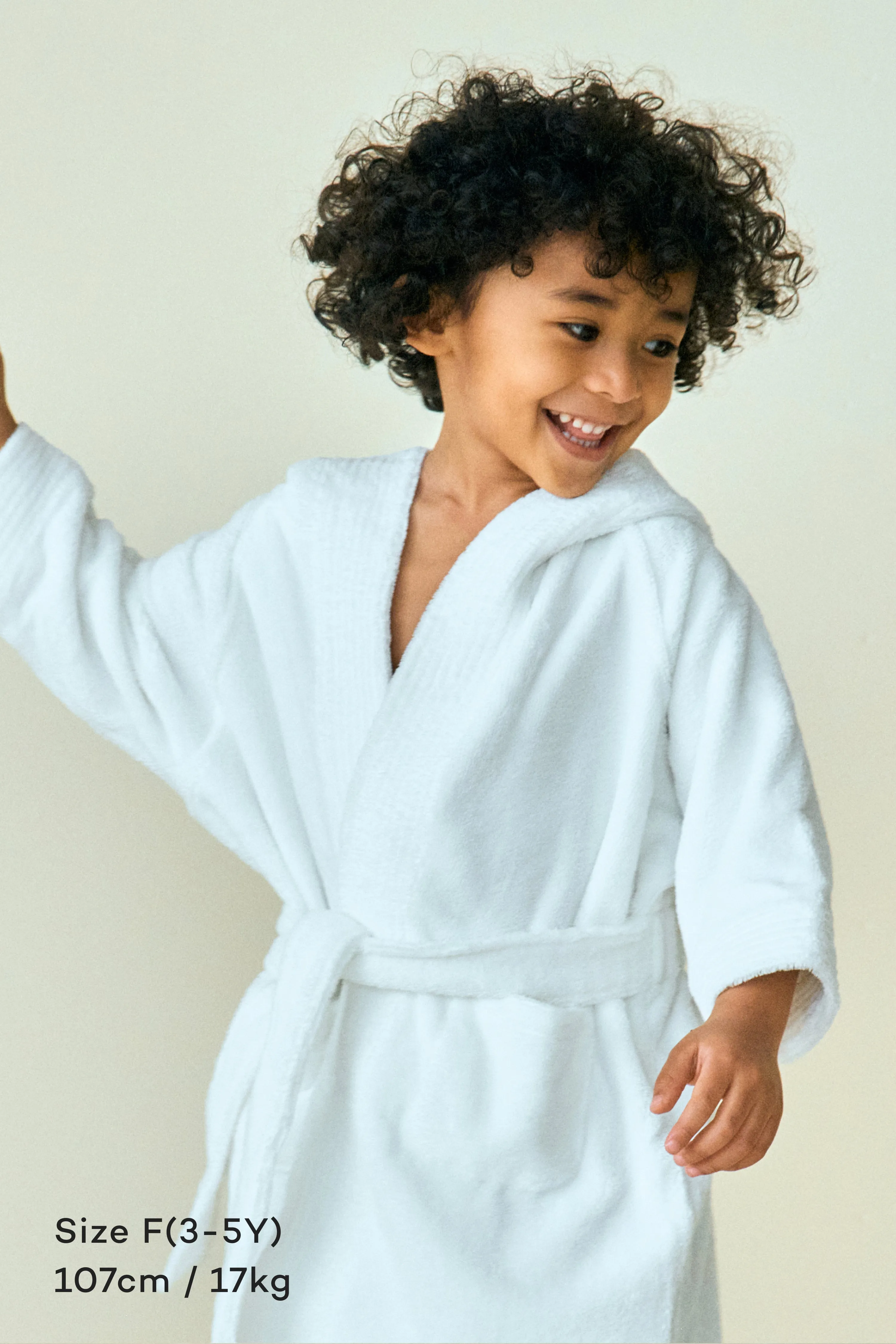 Bamboo Cotton Hooded Bathrobe (3-7Y)