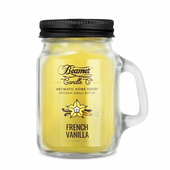 Beamer Candle Co  - 4oz Mason Jar Candles