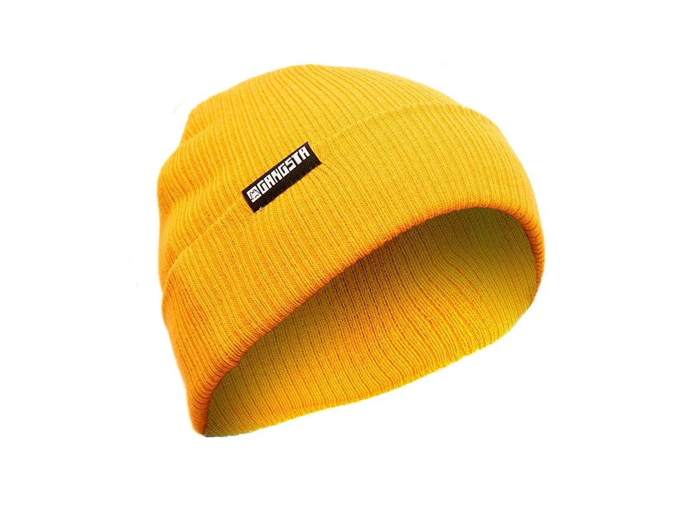 Beanie Gangsta Docker Unisex Amarillo