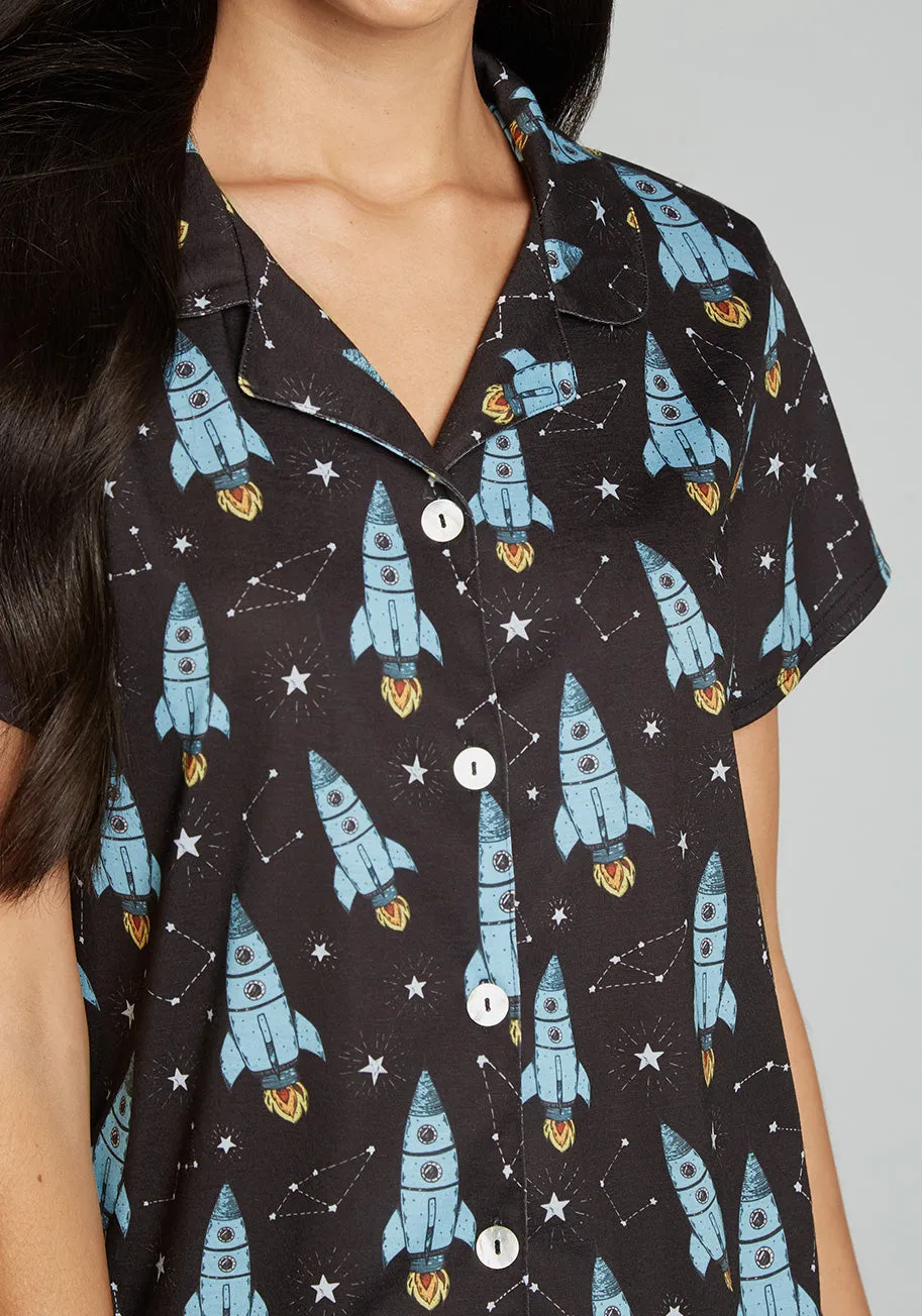 Bedtime Blast Off Pajama Set