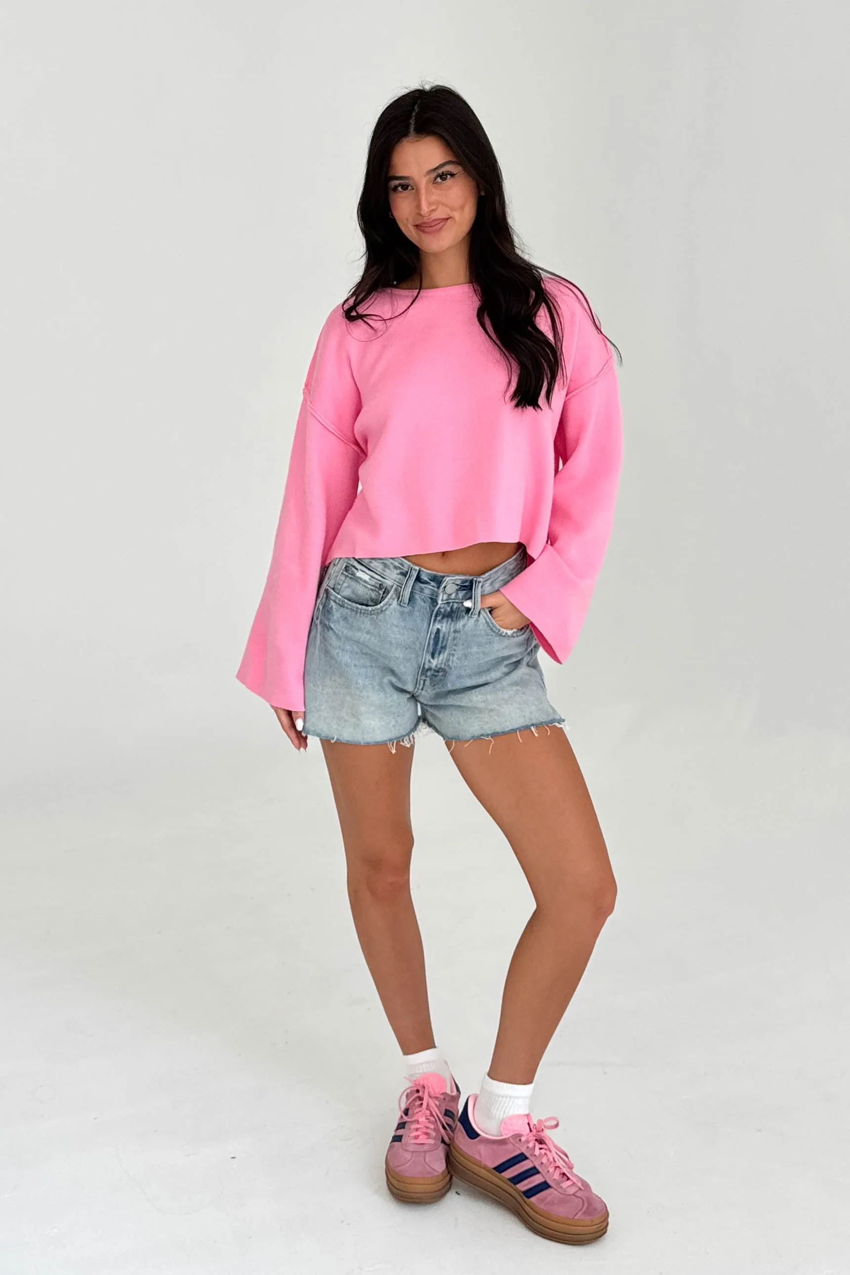 Bella Long Sleeve in Pink